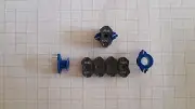 3x Ferrite Core Kit RM6 Siemens TDK Epcos B65807 N48 AL400 plus B65808