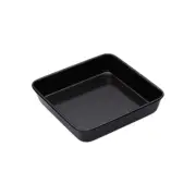 Mastercraft BLK 23cm Pro Vitreous Enamel Square Baking/Roasting Kitchen Pan Tray