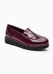 [Taking Shape] Taking Shape Merlot Patent Loafer Size 37 in Merlot - Women's Shoes Merlot