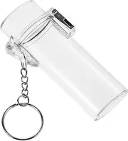[BCOATH] Waterproof Lighter Shell Lighters Lighter Shell Case Cigarette Travel Lighter Protective Sleeve Small Lighter Case Cigarette Travel Lighter Sleeve Transparent Stainless Steel