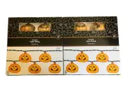 Pumpkin Orange 10 Lights String Set Indoor Outdoor Halloween (2 Boxes)