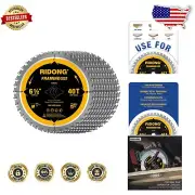 6-1/2 Inch 40 Tooth Circular Saw Blade Set - 10 Packs of Alloy Steel Blades