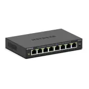 NETGEAR GS308E 8-Port Gigabit Ethernet Smart Switch Home Office Network Hub