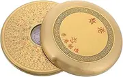 Toyvian Compass Copper Feng Shui Compass Hiking Camping Compass Pocket Compass Portable Outdoor Compass Traditional Navigation Tool
