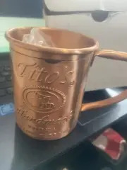 Tito’s Copper Mule Mug 100% Copper, New In Box