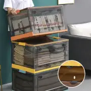 Large Capacity Book Storage Box Stackable Wardrobe Clothes Organizer