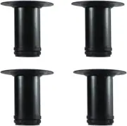 QLLY 4 Inch Adjustable Metal Furniture Legs, Replacement Leg for Sofa Couch Chai