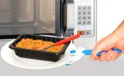 2x Silicone Microwave Hot Plate Carriers Holders, No Burns, Easy Grip