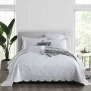 Medici Bedspread King Bed White