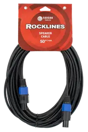 Carson Cable Co Rocklines 50 ft Speaker Cable with Speakon M Connectors