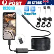 HD Endoscope Borescope Snake Inspection Camera IP68 Waterproof For IOS iPhone AU