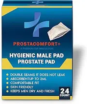 Hygienic Male Pad – 24 Pcs Incontinence Pads for Men Super Absorbent Urinary Drip Sleeves Prevents Leaks, Bad Odors & Stains – Oeko TEX Certified Discreet Light Prostate Pads for Men