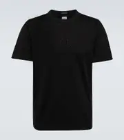 [C.P. Company] C.P. Company Logo cotton jersey T-shirt AU 87 black