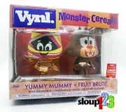 FUNKO - VYNL - MONSTER CEREALS - YUMMY MUMMY & FRUIT BRUTE - 2018 CONVENTION