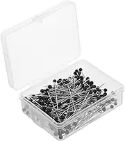 CORHAD 250pcs Sewing Needle Sweater Needles Hand Embroidery Supplies Sewing Accessories Sewing Supplies Bracelet Making Needle Embroidery Tools Round Knitting Needles Black Plastic
