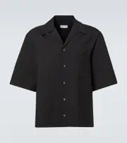 [McQueen] McQueen Oversized bowling shirt UK 17 black