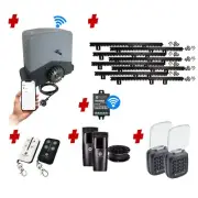 Automatic Sliding Driveway Gate Opener Kit Heavy Duty Mobile App Control Keypad