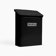 Magnetic Lint Bin For Laundry Room | Modern Farmhouse Laundry Lint Bin | Lint Trash Can For Laundry Room | Black Lint Bin For Laundry Room Magnetic | Space Saving Storage Laundry Bin with Lid (black)
