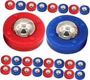 Happyyami Tabletop Rollers 40pcs Shuffleboard Table Soccer Set Steel Plastic Durable Game Supplies Enhance Boys and Girls' Hand-Eye Coordination
