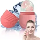Leak Proof Ice Facial Roller Reusable Ice Cube Trays De-Puff Eye Bags