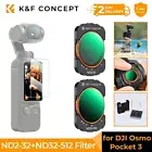 K&F Concept Variable ND2-ND32 + ND32-ND512 Filter Kit for DJI Osmo Pocket 3 AU