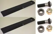 SLASHER BLADE kit to suit Superior & Page 6'' S2428 FLAT 10MM THICK BORON STEEL