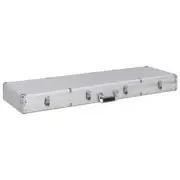Gun Case Aluminum Mature Storage Weapon Pistol Case Box Black/Silver vidaXL vida