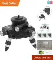 Premium Laser Level Adapter with 360-Degree Rotating Base for Precision Projects
