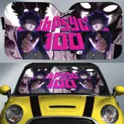 Shigeo Kageyama Car Sunshade, Mob Psycho 100 Anime Car Accessories For Fans