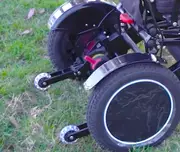 Anti Tipping Safety Wheels for Mobility Wheelchairs to Prevent Backward Fall-Foldable Anti Fall Wheels
