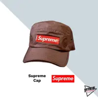 在飛比找蝦皮商城優惠-SUPREME CAP 五分割帽 老帽 BOX LOGO 咖