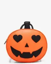 Pumpkin Mini Backpack Goth Halloween Heart Summerween Bag Figural Jack O Lantern