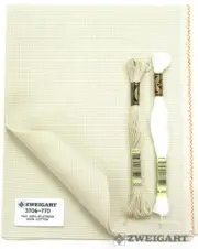 Zweigart Fabric 14ct Aida Platinum 3706-770