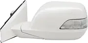 5/7/9PIN Car Accessories Outside Door Rearview Side Mirror Assembly Assy Compatible For HONDA CRV CR-V 2007 2008 2009 2010 2011 RE1 RE2 RE4(7PIN Left White)