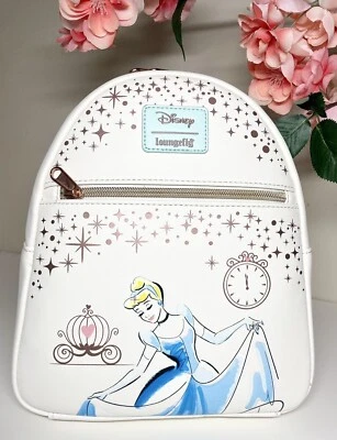 Loungefly Disney Princess Cinderella Clock & Carriage with Stars Mini Backpack