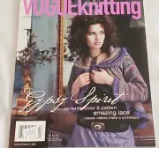 Vogue Knitting Pattern Magazine Fall 2005 Women's Men's Sweaters Hats Scarves