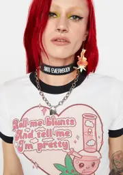 [Vera's Eyecandy] Rollin Blunts Ringer Tee