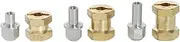 Modification Accessories Brass Hex Wheel Widening Adapter for Axial SCX10 Wraith RR10 Tundra Tamiya F-350(17mm)