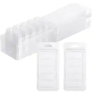 97 Pcs Wax Melt Containers 5-Cavity Wax Melt Clamshell Molds Clear Plastic Empty
