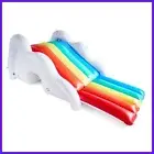 Inflatable Rainbow Sprinkler Inflatable Water Slide For In-Ground Pool Kids 6+