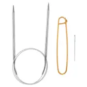 32" Circular Knitting Needles US 8/5.0mm Needles 5.51" Stainless Steel