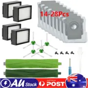 For iRobot Roomba i3 i4 i7 i7+ Plus E5 E6 Dust Bag+Roller Brush+Hepa Filter Set