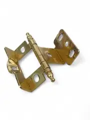 Amerock Polished Brass Minaret Inset Hinge 3/4" Frame, 13/16" Door NOS MADE USA