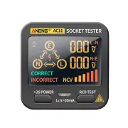 Socket Tester Digital Smart Voltage Detector Plug Phase Check NCV GFCI Test