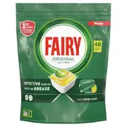 Fairy Lemon All In One Dishwashing Tablets 48 Pack x 4