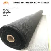 100ft / 30m ROLL INSECT FLYWIRE WINDOW FLY SCREEN NET MESH FLYSCREEN (Black)