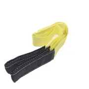 2 "x6' Tow Strap Heavy Duty Lift Sling with Reinforced Loops Vehicle Recovery...