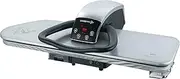 Professional 101HD-S Heavy Duty Silver 2,600watt Steam Ironing Press 101cm (+ FREE Iron, Anti-Scale Water Filter, Extra Cover & Foam Underfelt)