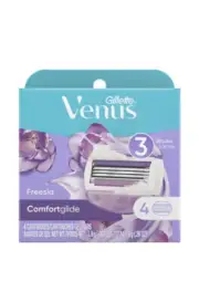 Gillette Venus Razor Blades Comfort Glide Freesia 4 count Women's - NEW