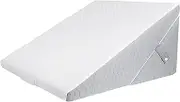 Comfeezzz Wedge Pillow Memory Foam Contour Pillow Orthopedic Back Neck Support | Wedge Pillow for Sleeping Foldable Bed Pillow Post Surgery, Triangle Elevated Pillow